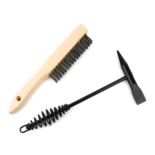 PEASUG 2 Pack Welding Chipping Hammer and Wire Brush Set – 11