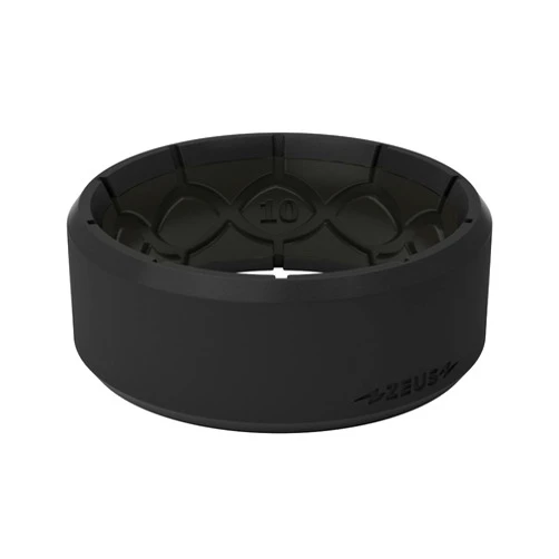 Groove Life Zeus Silicone Ring - Breathable Rubber Wedding Rings for Men, Lifetime Coverage, Unique Design, Comfort Fit Ring