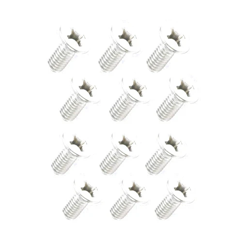 YAKEFLY 12 Packs Stainless Steel Brake Disc Rotor Screws for Front and Rear,Retaining Hardware Bolts Screw Kit,Screw Rotor Brake Disc Retaining 93600-06014-0H Replacement