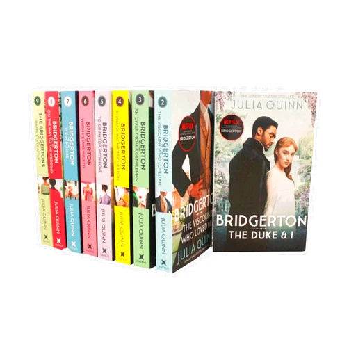 By Julia Quinn (Author) Bridgerton Family Series Collection 1-9 Books Set by Julia Quinn