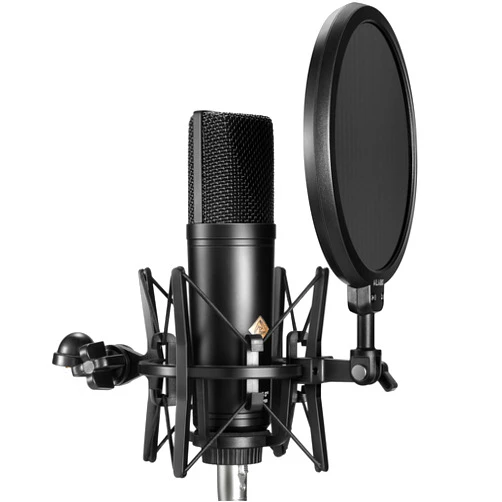 ALABS XLR Podcast Microphone - Professional Condenser Studio Mic with 25mm Large Diaphragm, Shock Mount, Pop Filter for Streaming, Podcasting, Vocals, and Recording AC88