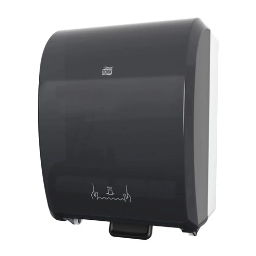 Tork Mechanical Hand Towel Roll Dispenser, Black, H71, Durable, Hygienic, One-at-a-Time dispensing, 772728