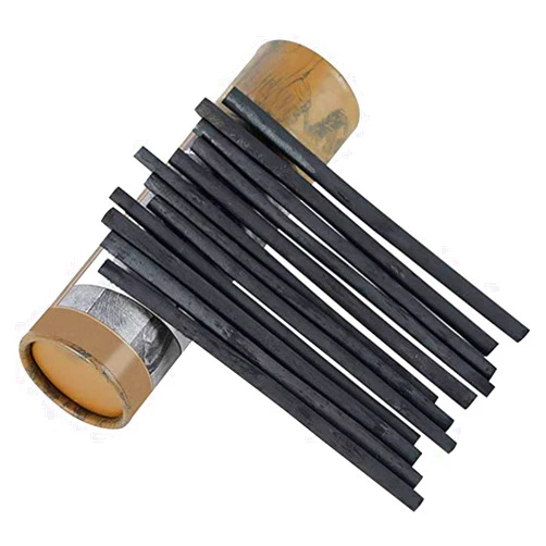 HUUiWAA Artist Willow Vine Sketch Charcoal Sticks Pack of 25 (3-5mm(25pcs))