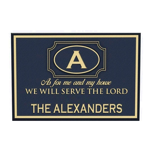 TUNKENCE Doormat Welcome Mat for Outdoors Personalized Elegant Family Home Serve The Lords Doormat for Outdoor and Indoor uses, Home D?or 16x24Inch Clearance
