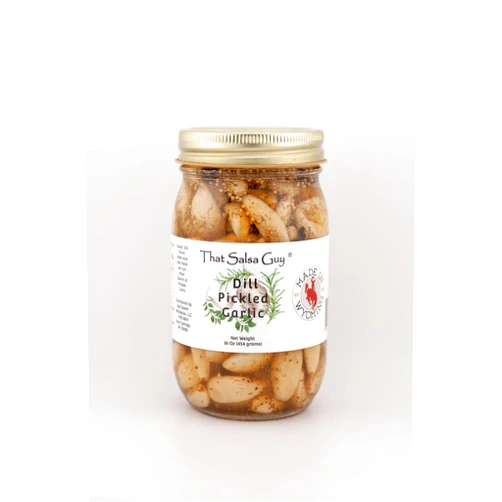 That Salsa Guy Dill Pickled Garlic – 16oz Jar by That Salsa Guy