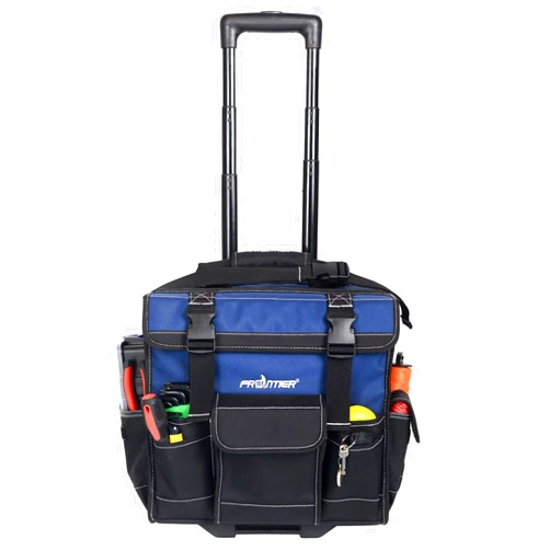 TOPKEY Rolling Tool Bag with Wheels 15