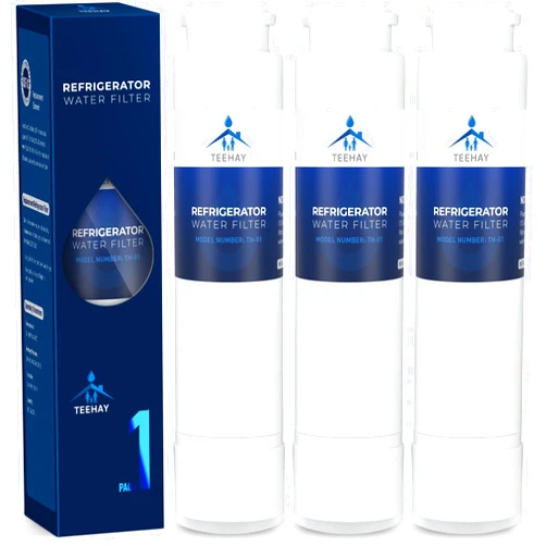 TEEHAY EPTWFU01 Water Filter Replacement, Refrigerator Water Filter Compatible with Frigidaire EPTWFU01, EWF02, Pure Source Ultra II, 3 Pack (3)