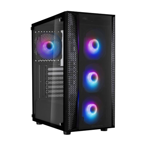 SilverStone Technology Silverstone FARA B1 PRO, ARGB Lighting, Tempered Glass, mid Tower ATX Chassis, SST-FAB1B-PRO