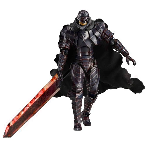 QUUUY Berserk Guts Action Figure(Berserker Armor Ver.Repainted Skull Edition) - Berserk Figure - Berserk Statue Model Multicolour & Collection & Gift, 6.3inches, Style B