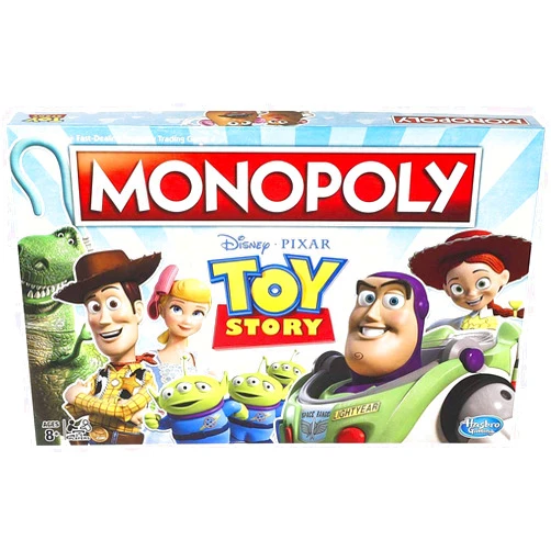 Monopoly Toy Story Board Game Family and Kids Ages 8+, Brown/A