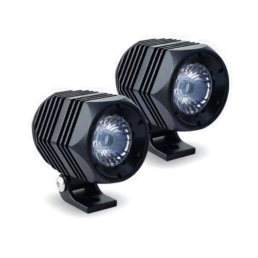 Handster Motorcycle Fog Light 2inch Cool White LED Pod Lights IP68 Waterproof Flood Auxiliary Driving Lamp 2PCS for 4x4 Off road Truck Marine and Heavy Duty