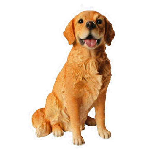 Hi-Line Gift Ltd Golden Retriever Sitting Dog Statue