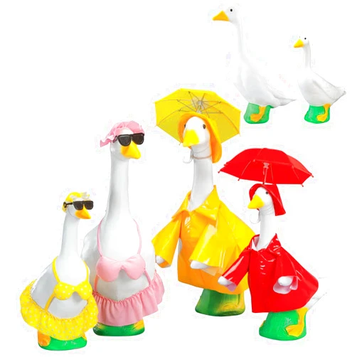 Fox Valley Traders Gaggleville™ Bikini & Raincoat Goose, Baby, Outfits Bundle