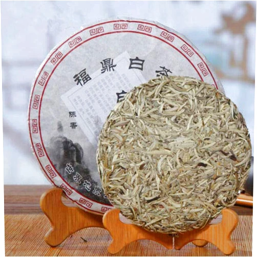 GRANDNESS China Organic White Tea Silver Needle Bai Hao Yin Zhen Silver Needle Fuding White Tea Cake 300g Bai Hao Yinzhen Silver Needle