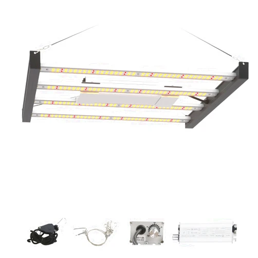 CANAGROW CG1200 LED Grow Light for Indoor Plants 2x2ft Coverage with High Yield Diodes, Sunlike Full Spectrum Dimmable Growing Lamps for Hydroponic Indoor Seeding Veg Bloom Greenhouse(Black)