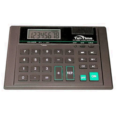 Tel-Time Desk-Top Talking Calculator