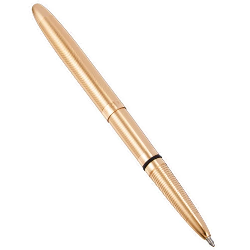 Fisher Space Pen Fisher Space Bullet Space Pen, Gold Laquered Brass, Gift Boxed (400G)