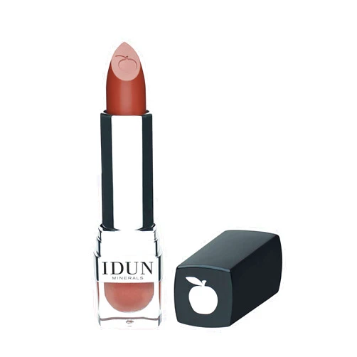 IDUN Minerals Matte Lipstick - Vegan Formula - Highly Pigmented - Rich Color Payoff - Long Lasting Wear - Suitable For All Skin Types - Lingon - 0.14 Oz, Brownish/Natural, (I0100319)