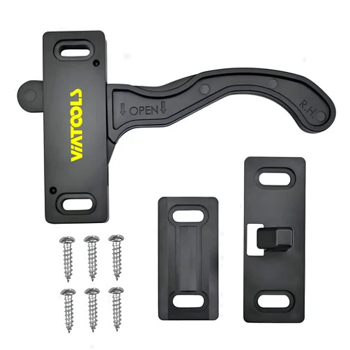 VIATOOLS RV Screen Door Latch Right Hand Handle Kit for RV, Trailer, Camper, Motorhome
