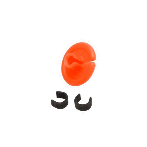 October Mountain Products String Love 2.0 Kisser Button 9/16 in. (25 Pack) Orange