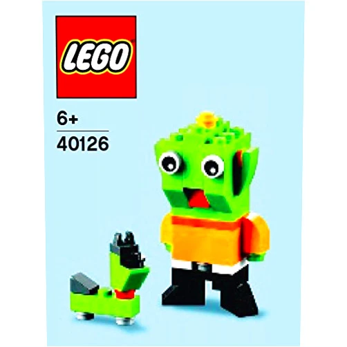 Lego Alien Parts & Instructions January 2015 Monthly Mini Model Build 40126