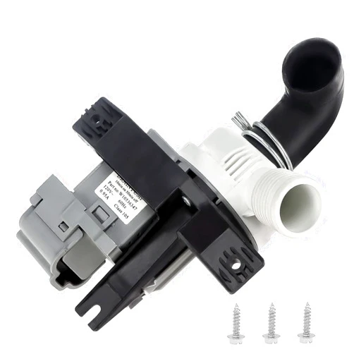 Blutoget [2024 UPGRADED]W10536347 W10155921 W10049390 Washer Drain Pump Assembly by Blutoget - Fit for Whirlpool Ken-more Maytag Washing Machine - Replaces W10217134 AP5650269 W10281682-3 Pack Mounting Screws