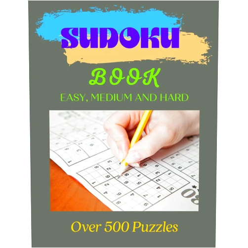 By Phil Fraas (Author) Sudoku Book Easy, Medium And Hard Over 500 Puzzles: Over 500 Puzzles and Solutions, Easy, Medium to Hard Level, Expert Level Sudoku Puzzle Book For Adults (Puzzles & Games for Adults)