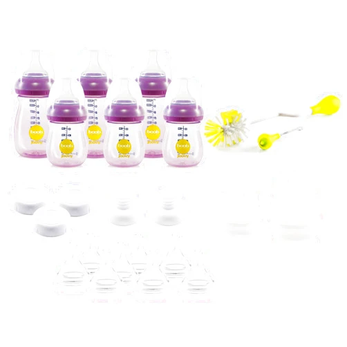 Joovy Boob PP Baby Bottle Gift Set, Purpleness , 23 Piece Set