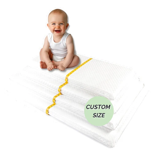 Ababy.com Custom Size Baby Crib Mattress - Fit Any Size Baby Bassinet, Cradle Or Pack n Play - Premium, Breathable Foam Crib Mattress, 2