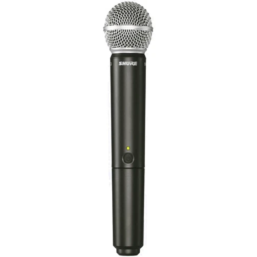 Shure BLX2/B58 Handheld Transmitter with SM58 Vocal Mic Capsule - for use with BLX Wireless Microphone Systems, Receiver Sold Separately | H9 Band (BLX2/SM58=-H9)