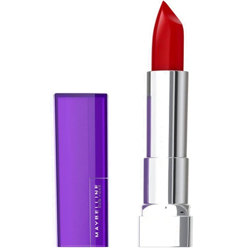 Maybelline Color Sensational Lipstick, Lip Makeup, Cream Finish, Hydrating Lipstick, Nude, Pink, Red, Plum Lip Color, Plum Rule, 0.15 oz; (Packaging May Vary)