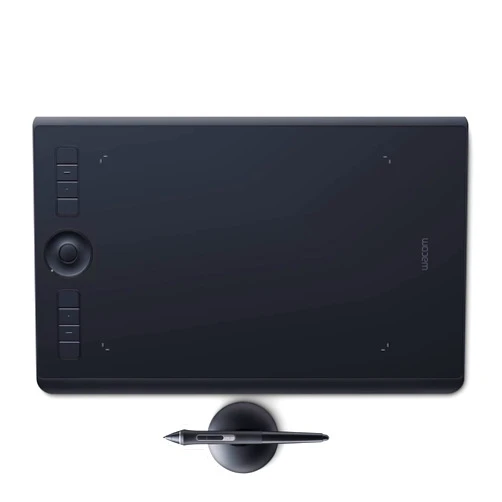 Wacom Intuos Pro Medium Bluetooth Graphics Drawing Tablet, 8 Customizable ExpressKeys, 8192 Pressure Sensitive Pro Pen 2 Included, Compatible with Mac OS and Windows,Black