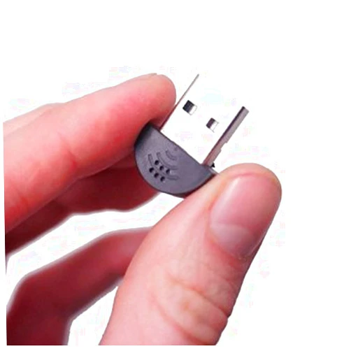 Youmi Mini USB 2.0 Microphone Mic for Laptop/Desktop PCS - Skype/Voice Recognition Software Driver-Free Audio Receiver Adapter for MSN PC Notebook