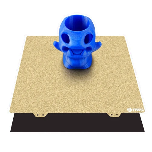 FYSETC 3D Printing Platform - Textured PEI Flexible 260x260mm/10.2x10.2in Double Sided Spring Steel + Magneticsticker Replace Original Build Plate Geetech A20 A20M A20T MizarS Tronx xy-2 pro