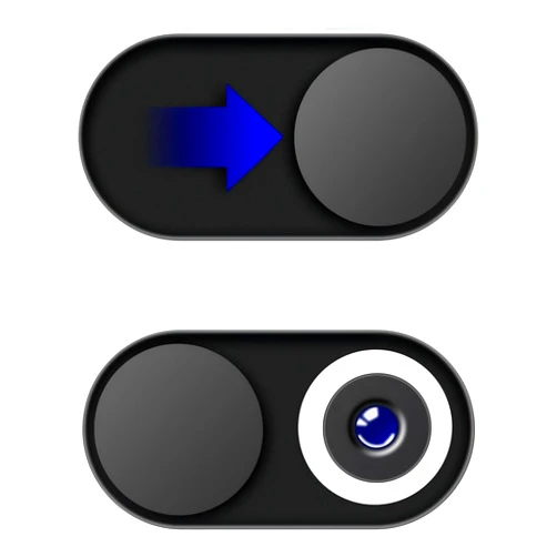 JiSiTeCai Metal Webcam Cover Slide [3 Pack Black], 0.022in Camera Cover for Laptop Computer, MacBook Pro/Air iMac iPad Tablet iPhone 16/15/14/13/12 Plus, Web Camera Blocker Protect Your Privacy