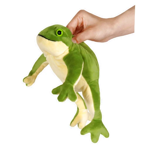 Ice King Bear Wild Animal Small Stuffed Animals Zoo Family Plush Toy (Frog 8 Inches)