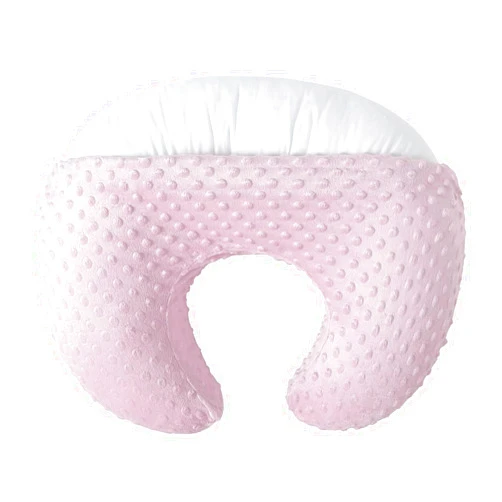 NIVAVA BABY Nursing Pillow and Positioner for Breastfeeding, Ultra Soft Baby Breastfeeding Pillows for More Support for Mom and Baby, with Premium Removable Cover (Blushing Bride)