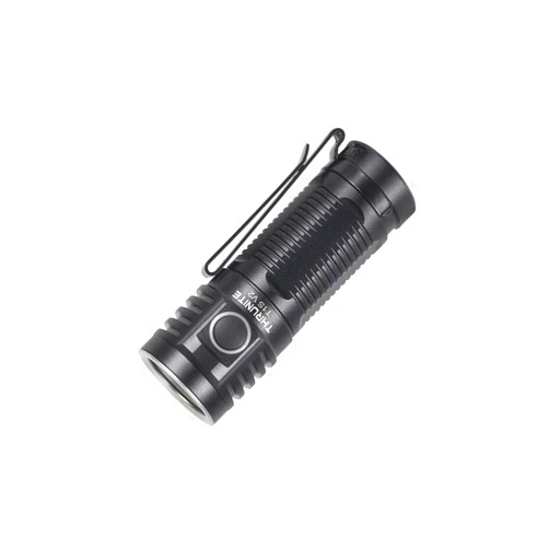 ThruNite T1S V2 Magnetic Tailcap Mini Flashlights, USB C Rechargeable Flashlight with SST40 LED, 1212 Lumen, 184 Meters Throw EDC Flashlight - Black CW