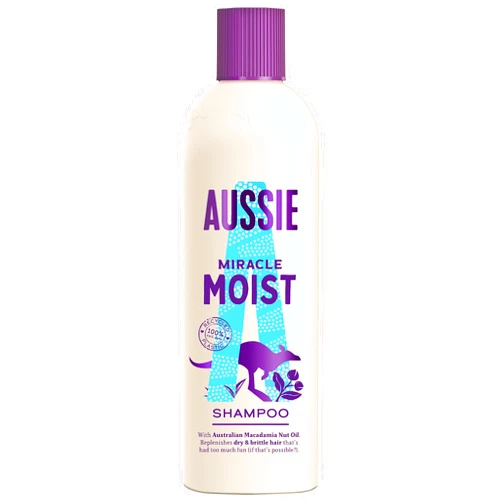 Aussie Miracle Moist Shampoo 300Ml