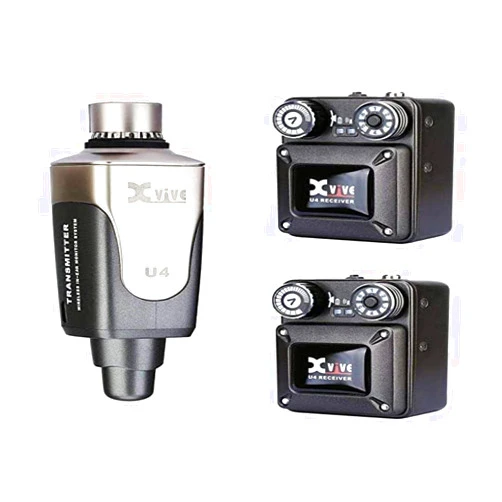 XVIVE U4R2 In-Ear Monitor Wireless System with 1x Transmitter and 2x Beltpack Receiver