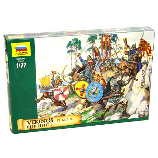 Zvezda Models Zvezda 8046 - Vikings - Plastic Model Soldiers Kit Scale 1/72 1