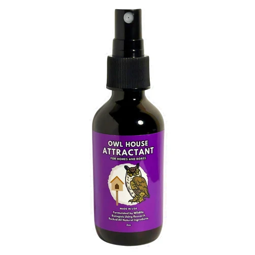 OTASU Owl Attractant - Bait Lure for Owl Houses and Boxes - 2oz Spray Bottle - Research-Backed All Natural Pheromone and Scent Mimicking Formula Blend - Made in The USA