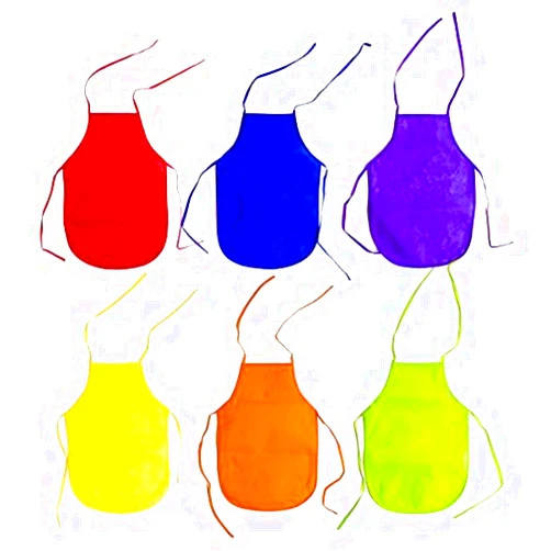 Super Z Outlet Children's Artists Fabric Aprons - Kitchen, Classroom, Community Event, Crafts & Art Painting Activity