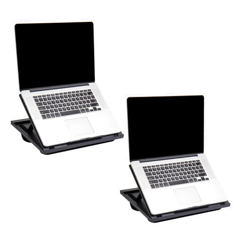 Mind Reader Lap Desk Laptop Stand, Bed Tray, Collapsible, Portable, Dorm, MDF, Metal, 14.75