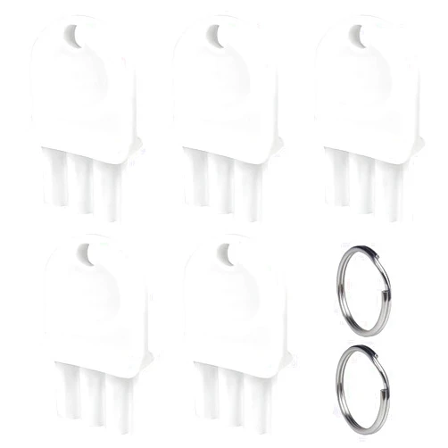 Qoaimu Universal Dispenser Key, 5 Pack Toilet & Paper Towel Key Replacement