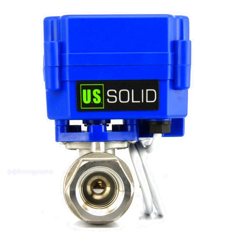 U.S. Solid Motorized Ball Valve- 1/2