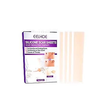 BLMIEDE Silicone Scar Removal Sheets Professionals Removal Sheets For Surgerys Burns Keloid And Stretch Marks For Old And New Scar 4 Reusable Scar head compatible with Machine Remover (A, One Size) One Size A