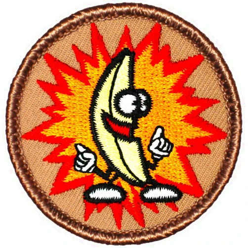 PATCHTOWN Exploding Dancing Banana Patrol Patch - 2