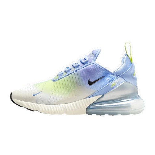 Nike Air Max 270 Women's Shoes (IB7937-468, Aluminum/Hydrangeas/Light Lemon Twist/Metallic Silver)