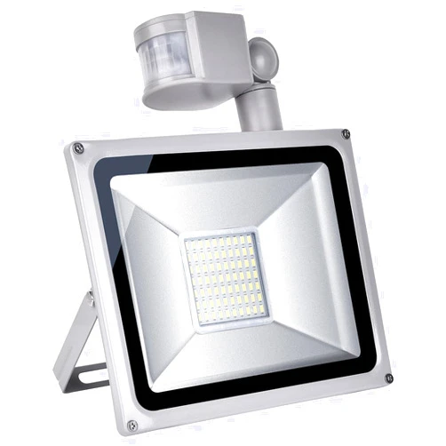 Coolkun 8 50W LED Motion Sensor Flood Light Daylight White IP65 Outdoor and Indoor Activities for Garden,Driveway, Garage,Pathway ect